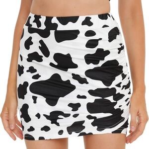 Cow Mini Skirt Halloween